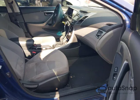 2016 Hyundai Elantra Se from USA, damaged, VIN 5NPDH4AE7GH734546